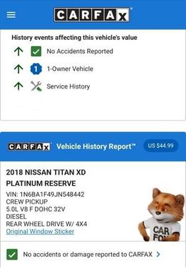 2018 Nissan Titan XD Platinum Reserve