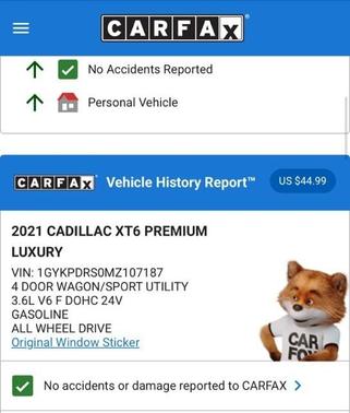 2021 Cadillac XT6 Premium Luxury AWD