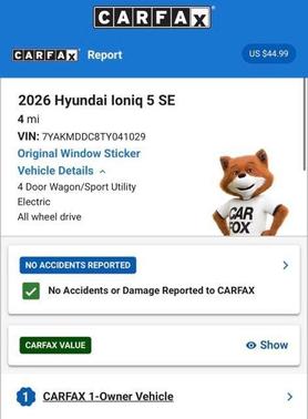 Teal 2026 Hyundai IONIQ 5 SE
