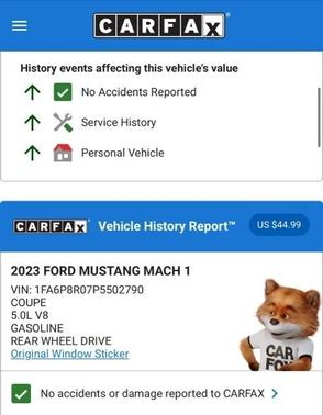 2023 Ford Mustang Mach 1