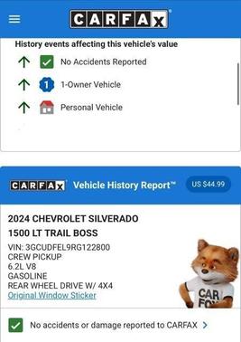 2024 Chevrolet Silverado 1500 LT Trail Boss