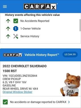 Summit White 2022 Chevrolet Silverado 1500 RST