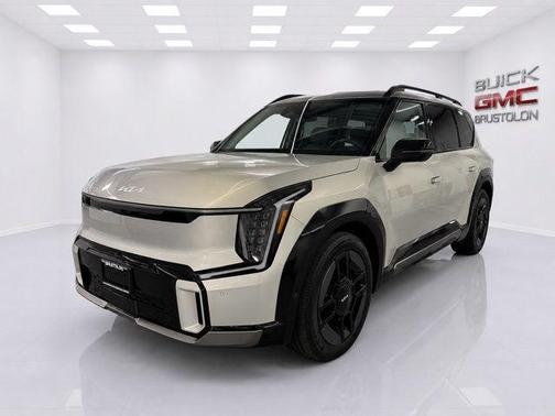 Ivory Silver 2024 Kia EV9 GT-Line