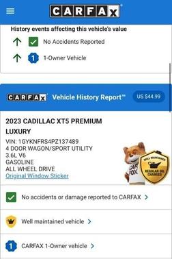 2023 Cadillac XT5 Premium Luxury