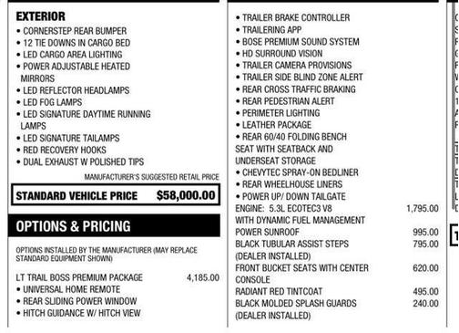 2023 Chevrolet Silverado 1500 LT Trail Boss