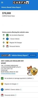 2021 Cadillac Escalade ESV Sport