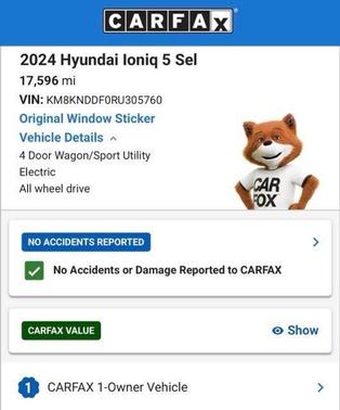 Blue 2024 Hyundai IONIQ 5 SEL