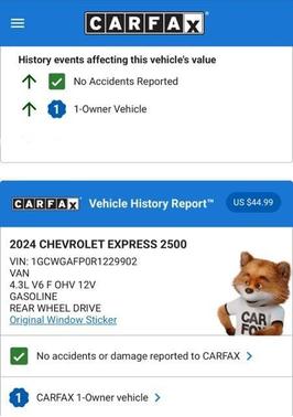 2024 Chevrolet Express 2500 Work Van