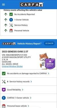 2023 Genesis GV80 2.5T