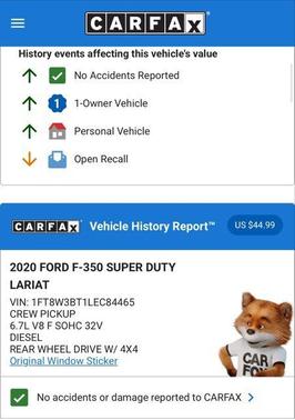 2020 Ford F-350 Lariat Super Duty