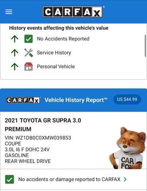 2021 Toyota Supra 3.0