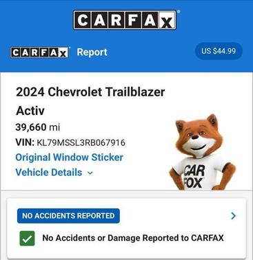 Nitro Yellow 2024 Chevrolet Trailblazer ACTIV