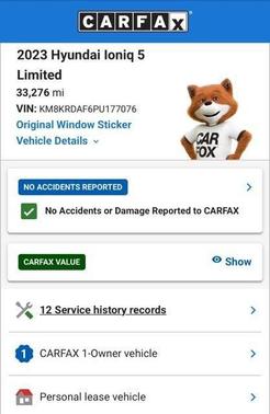 Blue 2023 Hyundai IONIQ 5 Limited