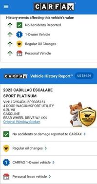 2023 Cadillac Escalade Sport Platinum