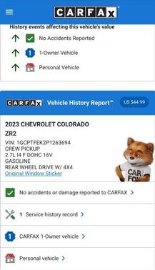 2023 Chevrolet Colorado ZR2