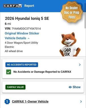 Teal 2026 Hyundai IONIQ 5 SE