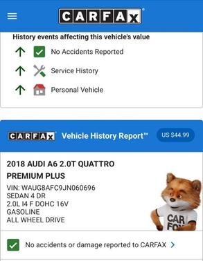2018 Audi A6 2.0T Premium Plus