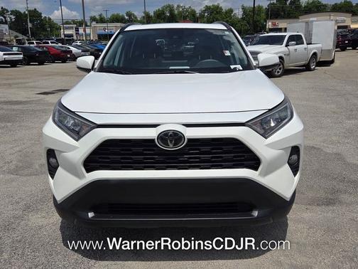 Super White 2019 Toyota RAV4 XLE
