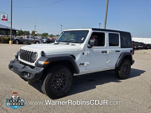 Bright White Clearcoat 2024 Jeep Wrangler Sport RHD