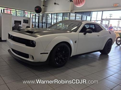 White 2023 Dodge Challenger SRT Hellcat Redeye Widebody Jailbreak