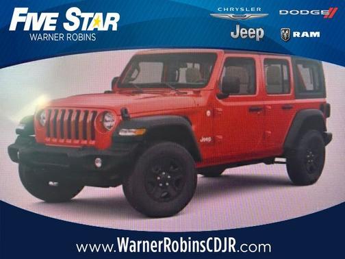 Red Clearcoat 2018 Jeep Wrangler Unlimited Sport S