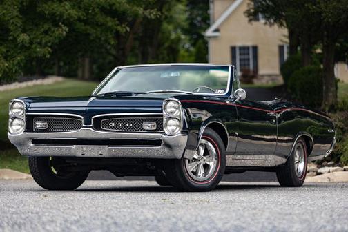 BLUE 1967 Pontiac GTO Convertible
