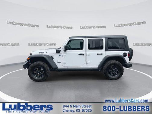 Bright White Clearcoat 2025 Jeep Wrangler 4xe Willys