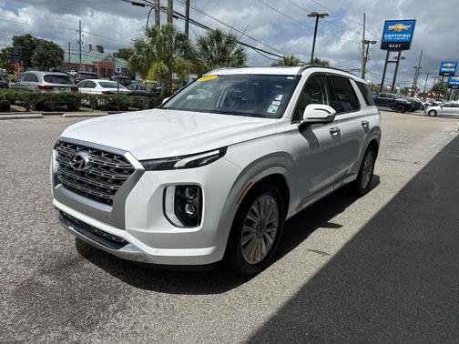 Hyper White 2020 Hyundai PALISADE Limited