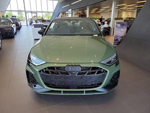 district green metallic 2026 Audi S3 TFSI quattro S tronic