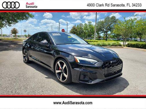 Mythos Black Metallic 2023 Audi A5 45 S line Premium Plus