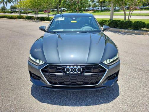 Manhattan Gray Metallic 2024 Audi A7 Prestige 55 TFSI quattro S tronic