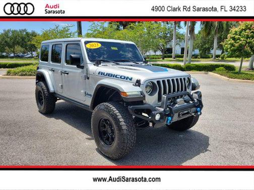 Silver Zynith Clearcoat 2023 Jeep Wrangler 4xe Rubicon