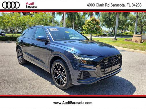 Waitomo Blue Metallic 2023 Audi Q8 55 Premium Plus