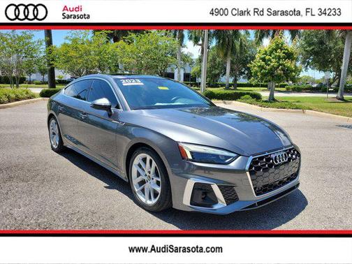 Daytona Gray Pearl Effect 2023 Audi A5 Sportback 45 S Line Premium Plus