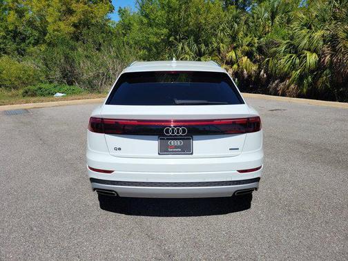 Carrara White 2026 Audi Q8 55 Premium Plus