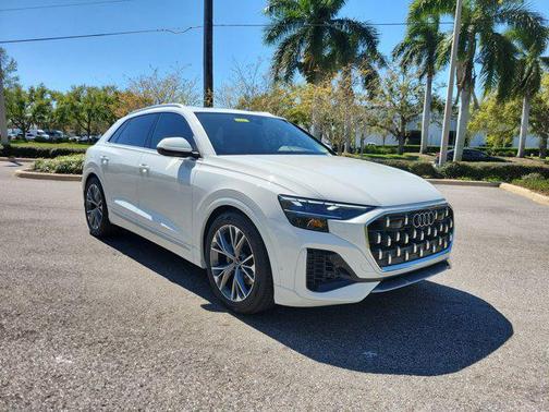 Carrara White 2026 Audi Q8 55 Premium Plus