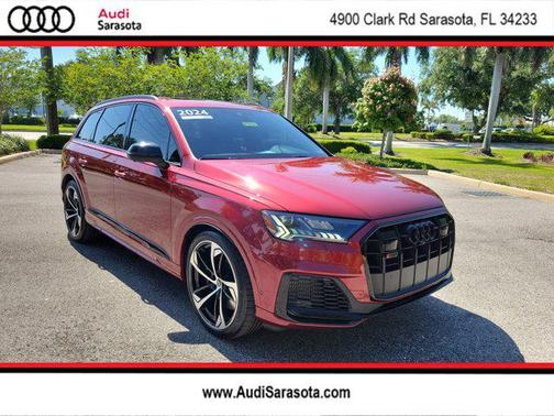 Matador Red Metallic 2024 Audi SQ7 4.0T Premium Plus
