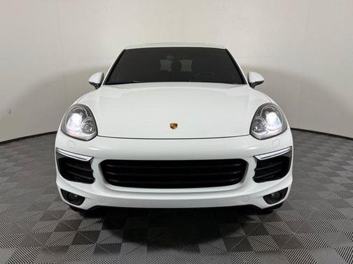 White 2017 Porsche Cayenne Platinum Edition