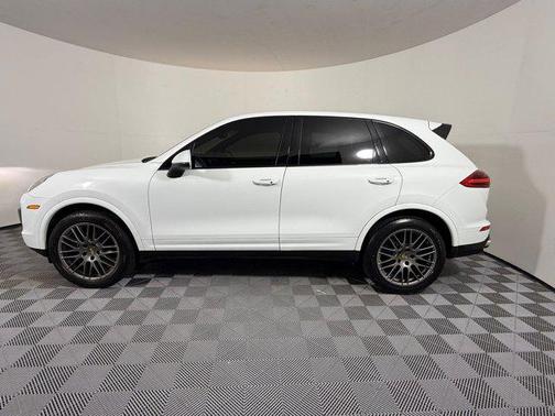 White 2017 Porsche Cayenne Platinum Edition