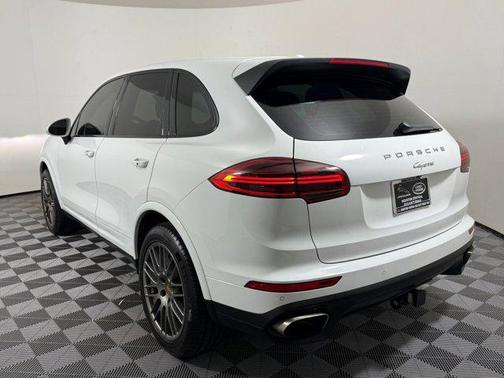 White 2017 Porsche Cayenne Platinum Edition