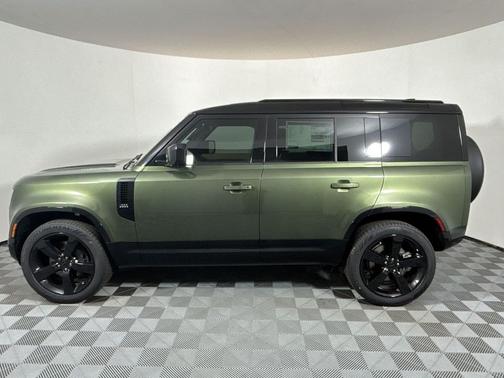 Woolstone Green Metallic 2026 Land Rover Defender P400 X-Dynamic SE
