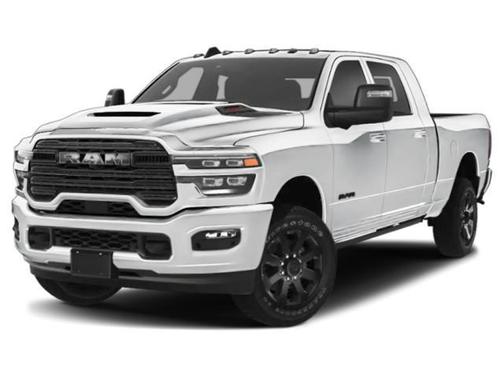 Diamond Black Crystal Pearlcoat 2025 RAM 3500 Laramie Mega Cab 4x4 6'4' Box