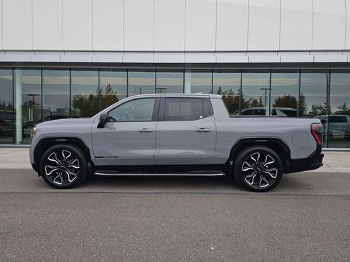Thunderstorm Gray 2026 GMC Sierra EV Max Range Denali
