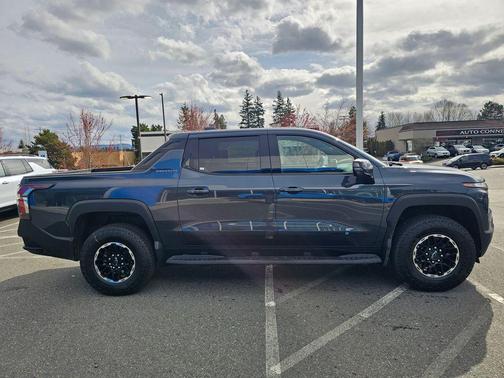 Blue Smoke Metallic 2026 Chevrolet Silverado EV Trail Boss