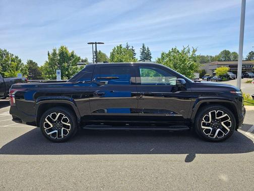 Black 2025 Chevrolet Silverado EV RST