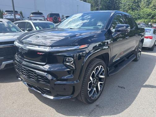 Black 2025 Chevrolet Silverado EV RST