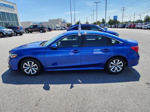Blue 2022 Honda Civic LX