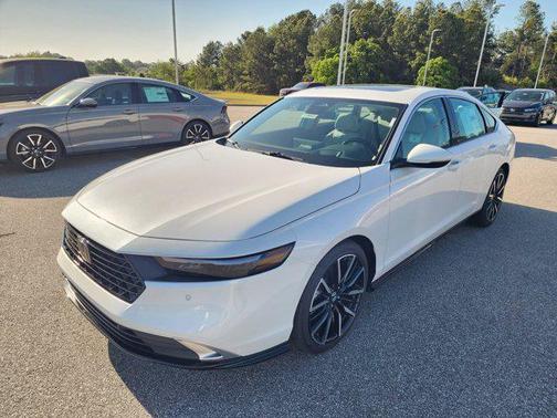 PLATINUM WHITE 2026 Honda Accord Hybrid Touring