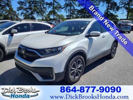 Platinum White Pearl 2020 Honda CR-V 2WD EX-L