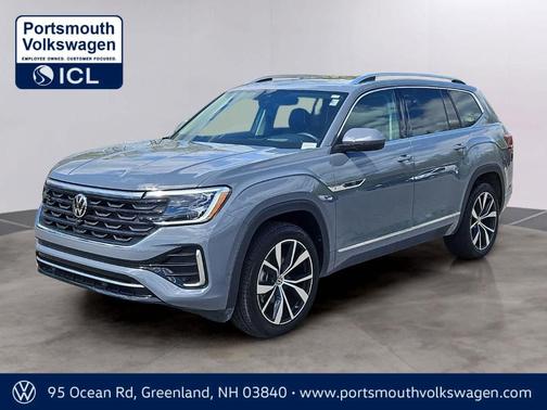 Pure Gray 2025 Volkswagen Atlas 2.0T SEL Premium R-Line